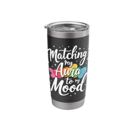 Reading Auras Spiritual Energy Aura Colors Intuitive Insight Stainless Steel Insulated Tumbler