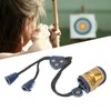 Archery Fingers Guard Protector Brass and Leather Archery Thumb Ring