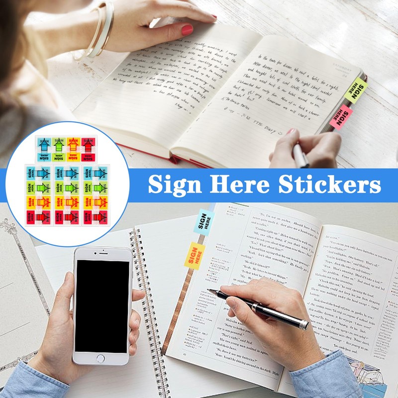 Sign Here Tabs Sign Here Stickers