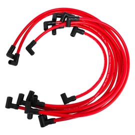 BARMUCUO 9Pcs 10.5 MM Spark Plug Wire Set SP10-390-1010 Replacement for AM General HEI BBC 350