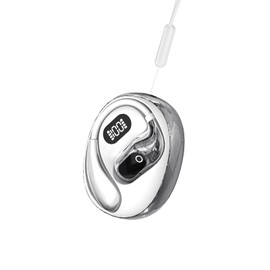 OWS Open Ear Headphones Wireless Bluetooth 5.4 Sports Ultra Open Earbuds for Running Over Ear Gym Waterproof Bluetooth Earphones TWS ENC Noise Cancelling Ear Buds with Ear Hooks for Runners Cycling