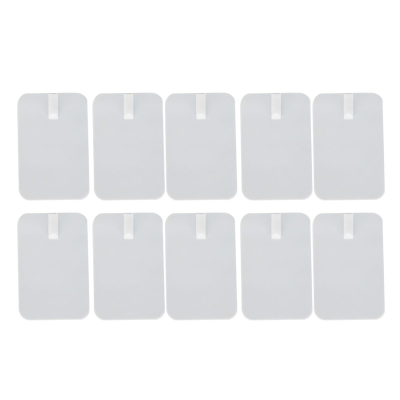 10pcs Silicone Body Massager Replacement Electrode Pad Digital Therapy Machine