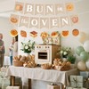 EUOYUFO 3pcs Bun in the Oven Burlap Banners Bun in