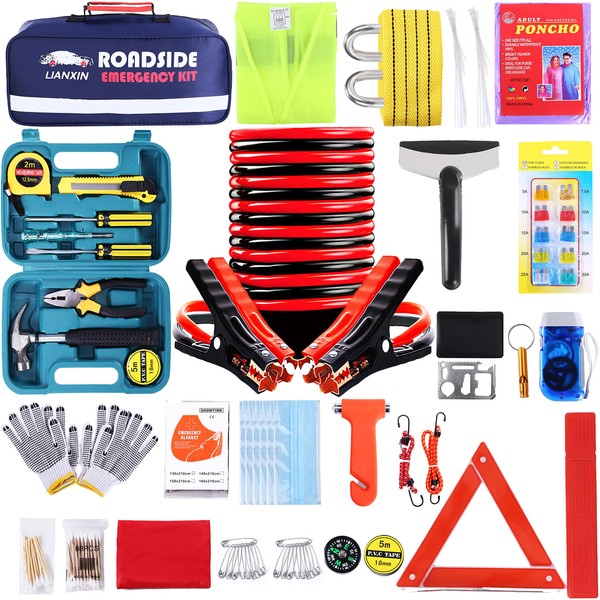 LIANXIN LIANXIN Roadside Assistance Emergency Kit - Car Emergency Kit