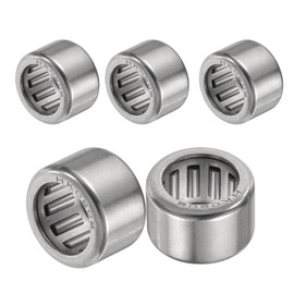 sourcing map 5 Pcs HK0808 Needle Roller Bearings One Way Bearing 8x12x8mm, Temperature Resistant Steel Bearing