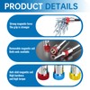 Screwdriver Head Magnetic Ring 4Pcs Aluminum Alloy Magnetic Bit Holder