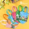 JMANNI 6 PCS Easter Gift Bags,Easter Tote Bags with Handles,