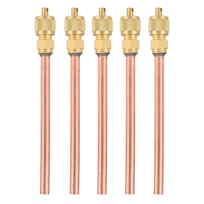 5Pcs Refrigerator Check Valve, Refrigerator Compressor, Copper Air Conditioner Conditioning