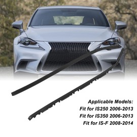 Moulding Trim for IS250 IS350 IS F, OE 75551-53020 75552-53020, Protective Barrier, Premium ABS Material, Enhances Vehicle Appearance