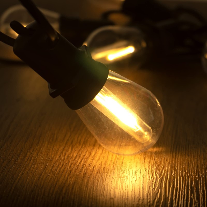 DGE S14 Replacement LED Bulb 4 Pack Replacement String Light
