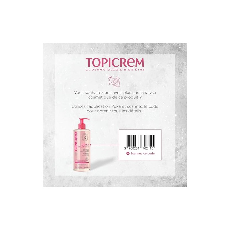 Topicrem Gel Limpiador Corporal Suave Pieles Sensibles Secas 500