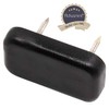 Adsamm® 16 x Plastic Gliders with 2 Nails / Black
