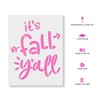 Its Fall Yall Stencil Template for Walls and Crafts -
