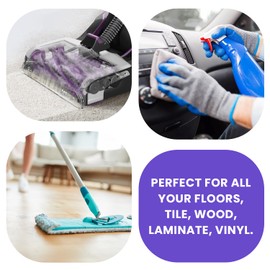 GELEAN LAVENDER Multi Purpose Cleaner & Deodorant Concentrate Lavander cleaner Extra Strong Odor Floor Cleaner - USA Made - Floor Cleaner Odor eliminator 128oz