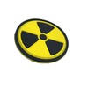 Atomic Radioactive Yellow PVC Airsoft Paintball Velcro Patch Squad Patch