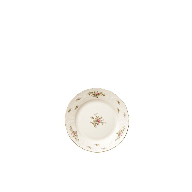 Rosenthal Sanssouci Elfenbein Moosrose neu Poliergold Ramona Frühstücksteller 19 cm
