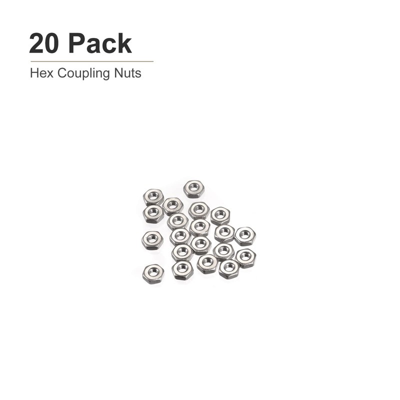 DTGN #4-40(UNC) Hexagonal Nuts - 20 Pack - Good for