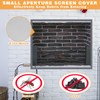 Fireplace Screen Mesh Cover, Magnetic Fireplace Cover Baby Proof Barrier