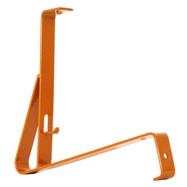 DAPRONA Snow guard support for snow guard grille 32.5 cm, holder for corrugated roof tiles (Frankfurt pan), brick red, TÜV Rheinland certified