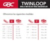 GBC Arillo Metálico Twin Loop 3:1-9/16" para Engargolar, Color Negro,