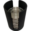 Mason Jar Lid Stack Organizer (Black, Large Cap/Ring)