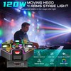 Sklydron Moving Head DJ Lights,120W LED Stage Light with RGB