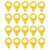 SING F LTD 20PCS 19MM Yellow Wheel Nut Indicators Wheel