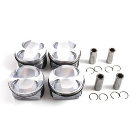 INGKAN N12 N16 Engine Pistons & Rings 4Pcs Φ77mm Φ18mm Fits for Mini R55 R56 R57 R58 Cooper/Cooper Countryman/Cooper Paceman 1.6L (1598cc) Naturally Aspirated OE 11257589348 11257566477