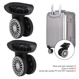 Luqeeg Luggage Suitcase Replacement Wheels - 360° Swivel Wheel Replacement - Wheels Replacement Wheels - Universal Swivel Wheels for Wheels, Suitcase, Luggage and Trolley Repair Set