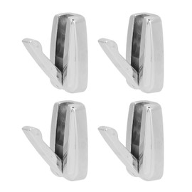 4PCS RV Folding Hook Wall Mount Zinc Alloy 30KG Weight Capacity Automatic Rebound Thickened Base Polished for RV Yacht Retractable Coat Hook