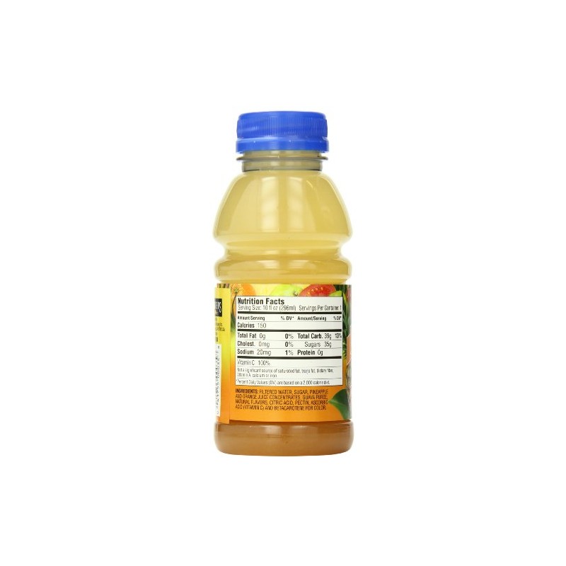 Langers Juice Cocktail, Pineapple Orange Guava, 10 Fl Oz (Pack