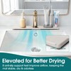 EdenDwell Quick Dry Stone Faucet Mat for Kitchen Sink -