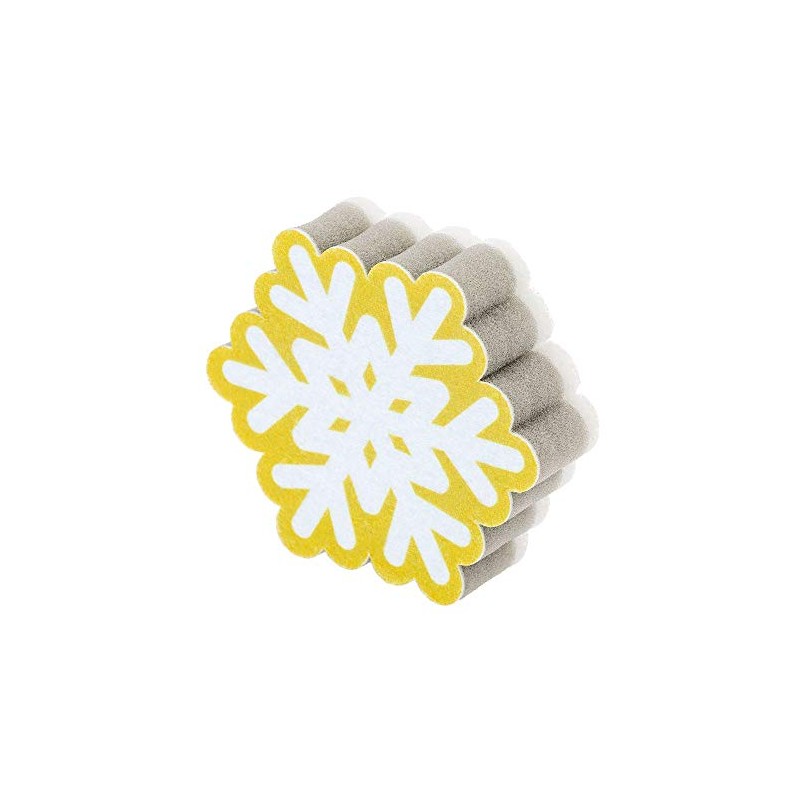 VIGAR Pack of 2 Christmas Snowflake Dish Washing Scouring Pads