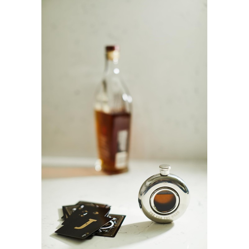 Gentlemen's Hardware Drink Flasks Gift Boxed Stainless Steel Hip Flask,