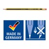 STAEDTLER 122-HB Noris Graphite Pencils with Eraser-Tip - HB (Box