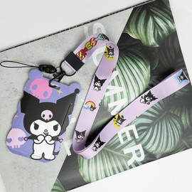 Kawaii Kitty Friends Notebook Kit with a Badge Holder and Lanyard for Girls, Hardcover Notebook Stationery Gifts for Kids Students, Office School Supplies Planner