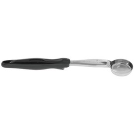 Jacob's Pride Heavy-Duty S/S Round 1 Oz Solid Spoodle w/ Black Handle
