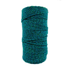 Twine by Design #36 3-Strand Twisted Rosary Twine - Excellent Quality Twine for Crafts, DIY Projects, Rosaries (Teal)