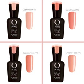 Colección Nude 4pzs Color Gel Traslúcidos By Organic Nails