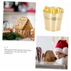 Ciieeo Decorative Plastic Bucket Small Treat Bucket for Birthday Party