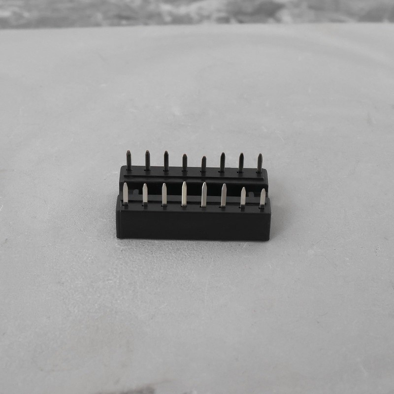 ECSiNG Pack of 50 16-Pin DIP-IC Sockets, 2.54 mm, Pitch