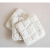 Reusable Cotton Terry Wipes - Pack of 4 - White