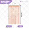 Glitter String Curtain Panel 200x90cm – Sparkling Tassel Fly Screen,