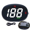 GPS Speed Gauge, Head Up Display Vehicle Speed Compass, GPS