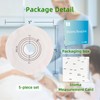 5PCS Ostomy Skin Barrier, Use with Ostomy Bag, 5" Round