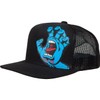 Santa Cruz Youth Screaming Hand Cap Age 7-15 Black