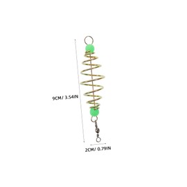 Totority 36 PCS Fishing Trap Basket Durable Carbon Steel Spring Bait Cage with Luminous Beads for Night Fishing for Eels Crabs Lobsters and Shrimp Catching