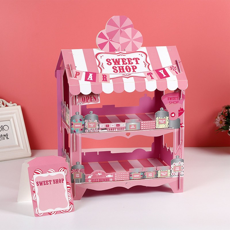 3 Tier Paper Cupcake Stand Cardboard Cupcake Tower Dessert Cupcake