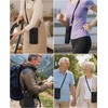 Gaahkai 2-Pack Neoprene Cell Phone Pouch with Neck Lanyard, Fits