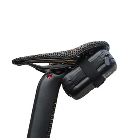 OFFBONDAGE Bicycle Saddle Bag, Road Bike Bag, Hard Shell, Waterproof, Mini Size, Compact, Lightweight, Small Item, Stable, Convenient Storage, Reflective Material, Easy Installation